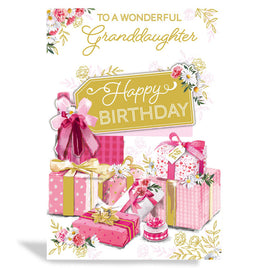 Granddaughter Birthday Card