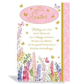 Sister Birthday Card